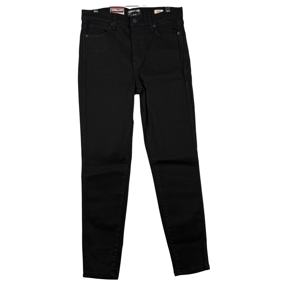 NEW Womens 8 High Rise Skinny Jean Black Tencel Repreve Eco Sustainable Workwear